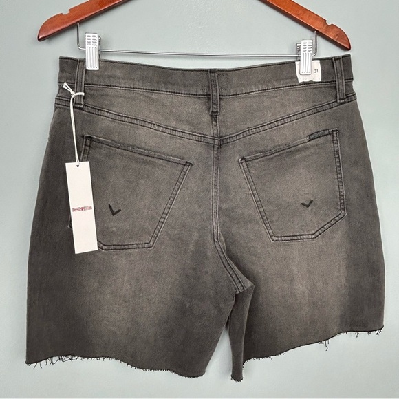 NWT Hudson Jada passage high rise denim shorts size 31 raw hem 8”inseam - Picture 8 of 13